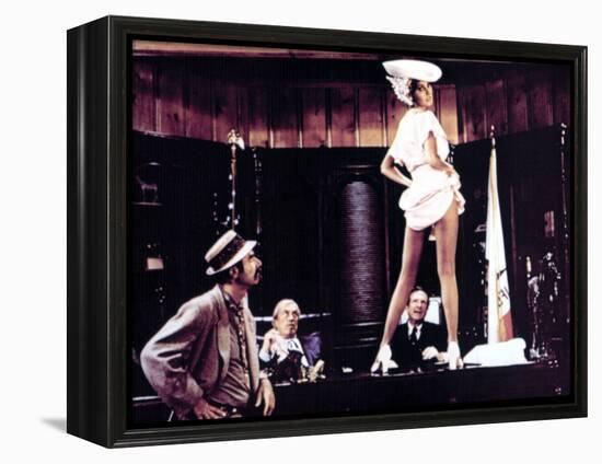 Myra Breckinridge, Roger C. Carmel, John Huston, Raquel Welch, Robert P. Lieb, 1970-null-Framed Stretched Canvas