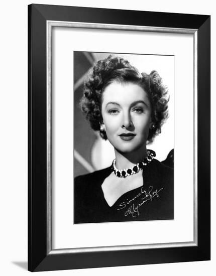 Myrna Loy (1905-199), American Actress, C1930S-C1940S-null-Framed Giclee Print