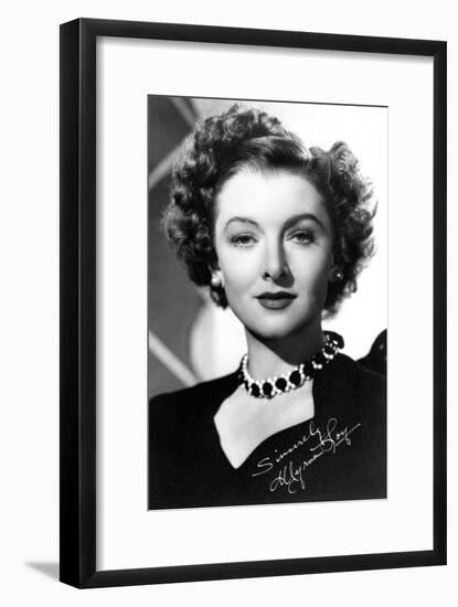 Myrna Loy (1905-199), American Actress, C1930S-C1940S-null-Framed Giclee Print