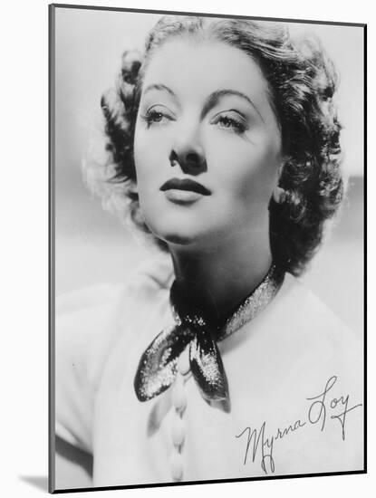 Myrna Loy (1905-199), American Actress, C1930S-null-Mounted Photographic Print