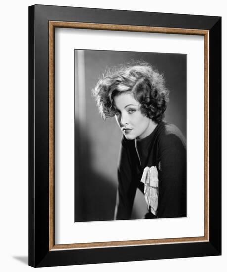 Myrna Loy, 1935-null-Framed Photographic Print