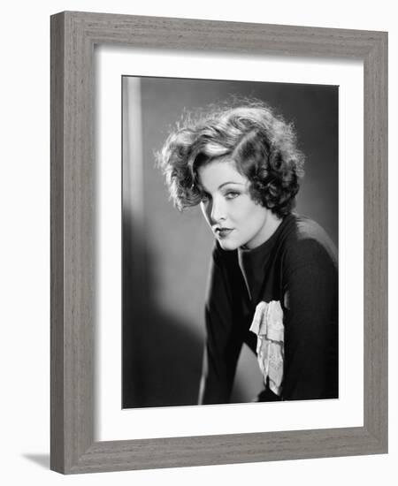 Myrna Loy, 1935-null-Framed Photographic Print