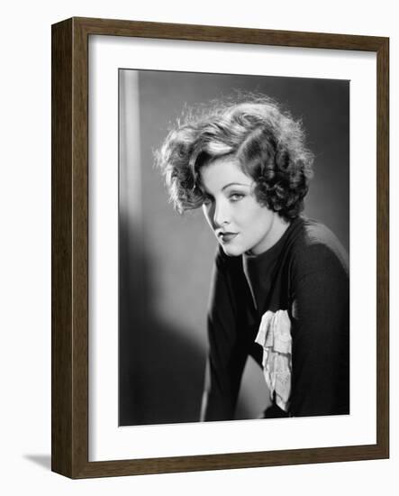 Myrna Loy, 1935-null-Framed Photographic Print