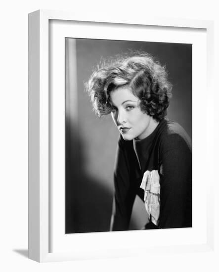 Myrna Loy, 1935-null-Framed Photographic Print