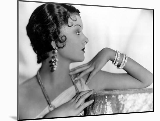 Myrna Loy, c.1931-null-Mounted Photo