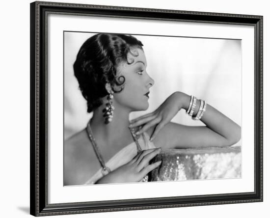 Myrna Loy, c.1931-null-Framed Photo