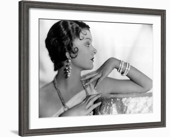 Myrna Loy, c.1931-null-Framed Photo