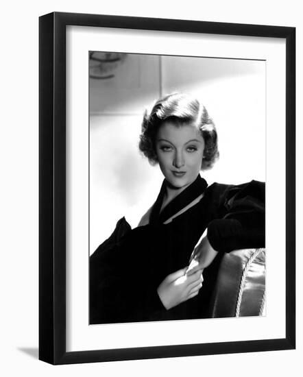 Myrna Loy, July 2, 1936-null-Framed Photo