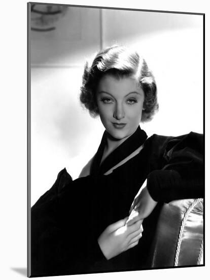 Myrna Loy, July 2, 1936-null-Mounted Photo