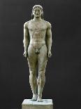 Statue of a Kouros, Ascribed to Myron, Marble (6th BCE)-Myron-Giclee Print