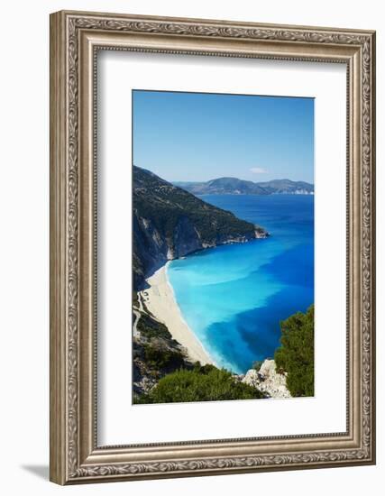 Myrtos Beach, Cephalonia, Ionian Islands, Greek Islands, Greece, Europe-Tuul-Framed Photographic Print