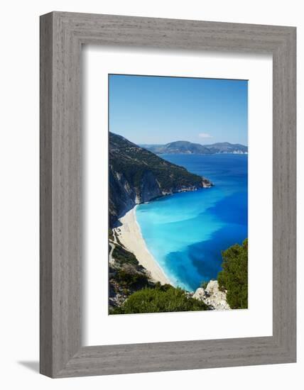 Myrtos Beach, Cephalonia, Ionian Islands, Greek Islands, Greece, Europe-Tuul-Framed Photographic Print