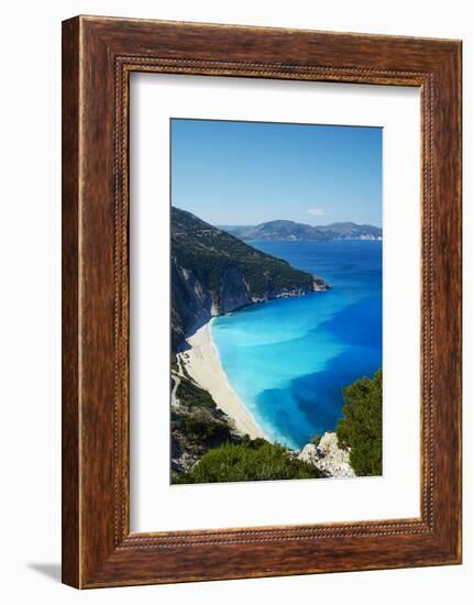 Myrtos Beach, Cephalonia, Ionian Islands, Greek Islands, Greece, Europe-Tuul-Framed Photographic Print