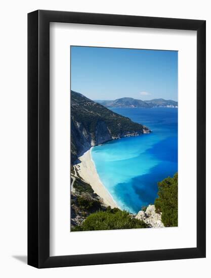 Myrtos Beach, Cephalonia, Ionian Islands, Greek Islands, Greece, Europe-Tuul-Framed Photographic Print