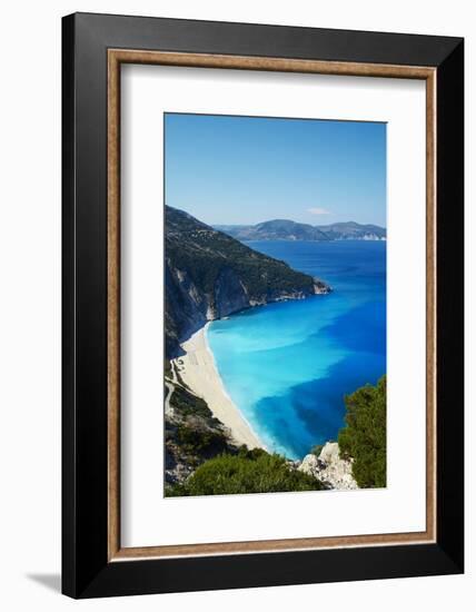 Myrtos Beach, Cephalonia, Ionian Islands, Greek Islands, Greece, Europe-Tuul-Framed Photographic Print