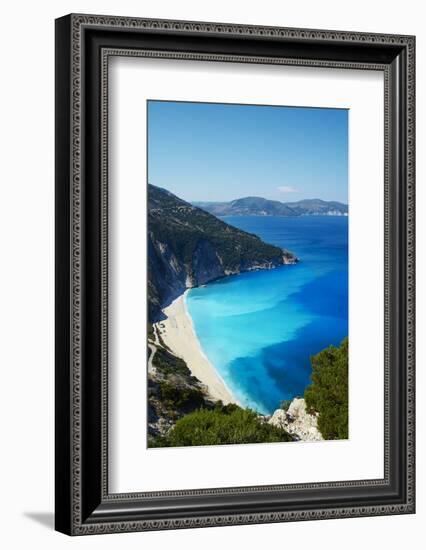 Myrtos Beach, Cephalonia, Ionian Islands, Greek Islands, Greece, Europe-Tuul-Framed Photographic Print