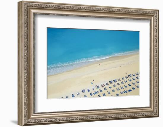 Myrtos Beach, Cephalonia, Ionian Islands, Greek Islands, Greece, Europe-Tuul-Framed Photographic Print