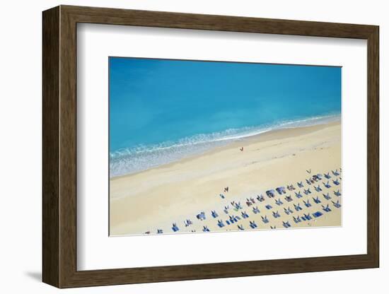 Myrtos Beach, Cephalonia, Ionian Islands, Greek Islands, Greece, Europe-Tuul-Framed Photographic Print