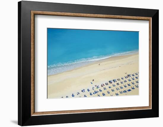 Myrtos Beach, Cephalonia, Ionian Islands, Greek Islands, Greece, Europe-Tuul-Framed Photographic Print