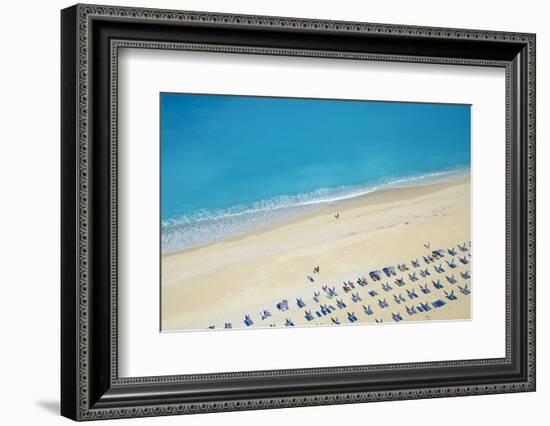 Myrtos Beach, Cephalonia, Ionian Islands, Greek Islands, Greece, Europe-Tuul-Framed Photographic Print