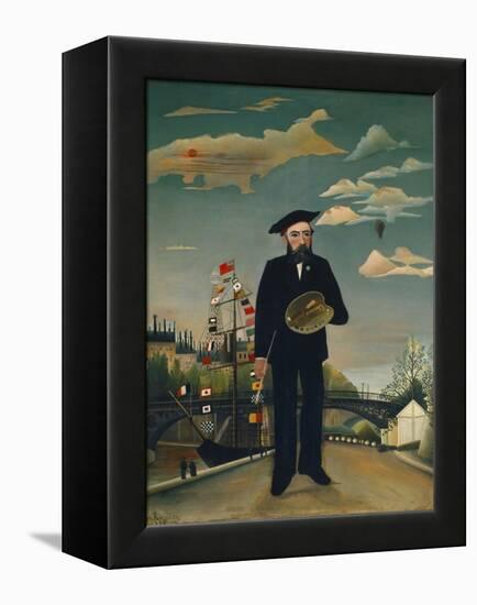 Myself: Portrait-Landscape, 1890-Henri Rousseau-Framed Stretched Canvas