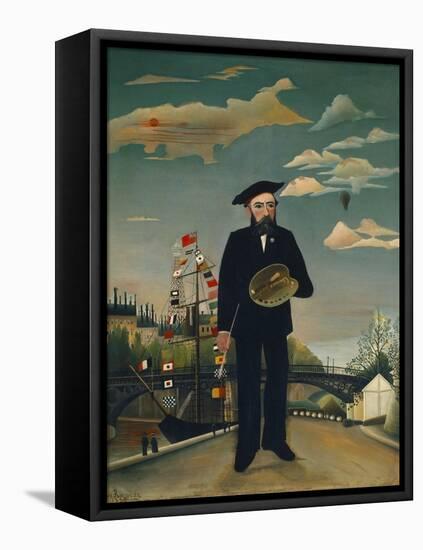 Myself: Portrait-Landscape, 1890-Henri Rousseau-Framed Stretched Canvas