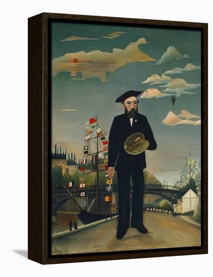 Myself: Portrait-Landscape, 1890-Henri Rousseau-Framed Stretched Canvas