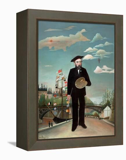 Myself: Portrait-Landscape, 1890-Henri JF Rousseau-Framed Premier Image Canvas