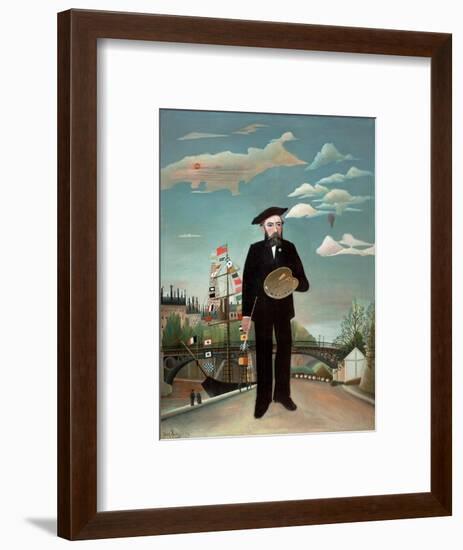 Myself: Portrait-Landscape, 1890-Henri JF Rousseau-Framed Giclee Print