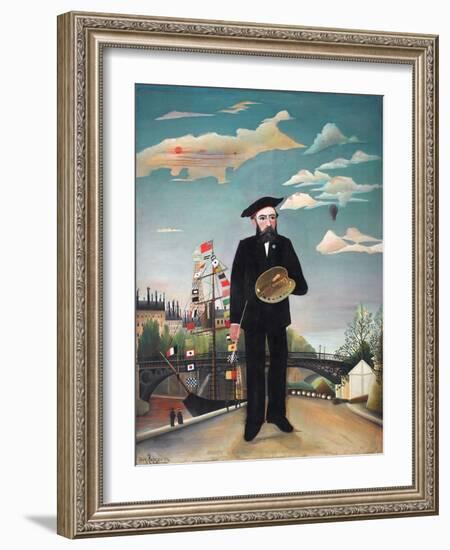 Myself: Portrait – Landscape-Henri Rousseau-Framed Giclee Print