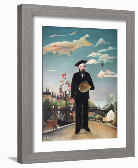 Myself: Portrait – Landscape-Henri Rousseau-Framed Giclee Print