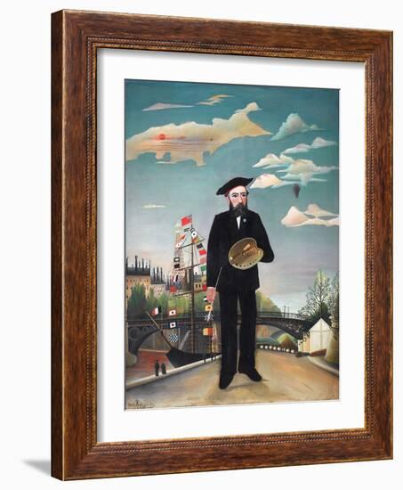 Myself: Portrait – Landscape-Henri Rousseau-Framed Giclee Print