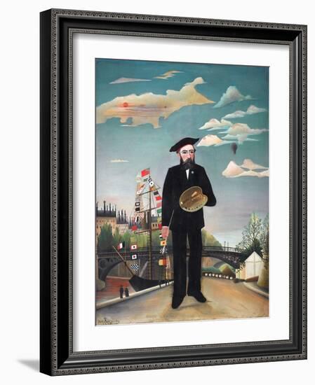 Myself: Portrait – Landscape-Henri Rousseau-Framed Giclee Print