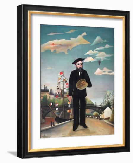 Myself: Portrait – Landscape-Henri Rousseau-Framed Giclee Print