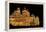 Mysore Palace in India Illuminated at Night-flocu-Framed Premier Image Canvas