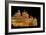 Mysore Palace in India Illuminated at Night-flocu-Framed Photographic Print