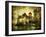 Mysterious Castle On The Lake - Artwork In Painting Style-Maugli-l-Framed Art Print