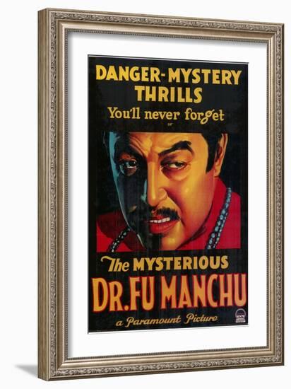 Mysterious Dr. Fu Manchu, 1929-null-Framed Art Print