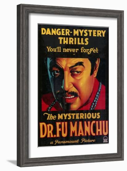 Mysterious Dr. Fu Manchu, 1929-null-Framed Art Print