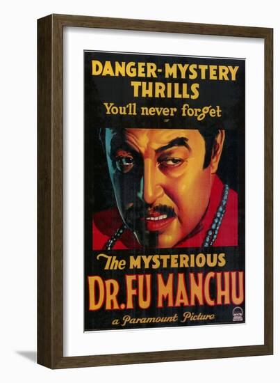 Mysterious Dr. Fu Manchu, 1929-null-Framed Art Print