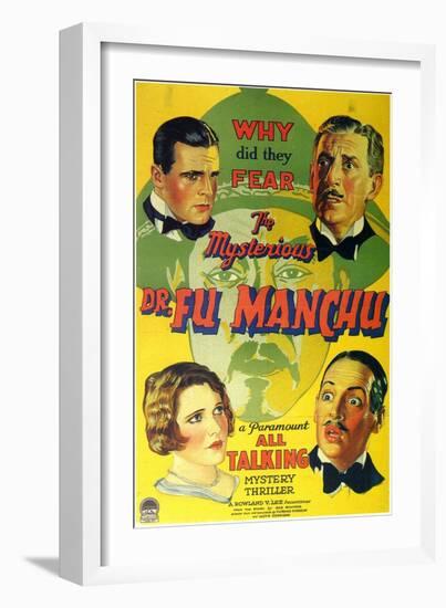 Mysterious Dr Fu Manchu, 1929-null-Framed Premium Giclee Print