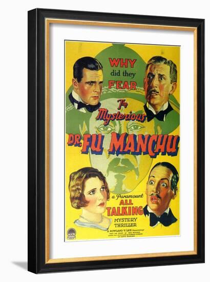 Mysterious Dr Fu Manchu, 1929-null-Framed Premium Giclee Print