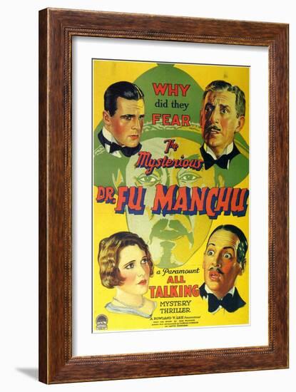 Mysterious Dr Fu Manchu, 1929-null-Framed Art Print