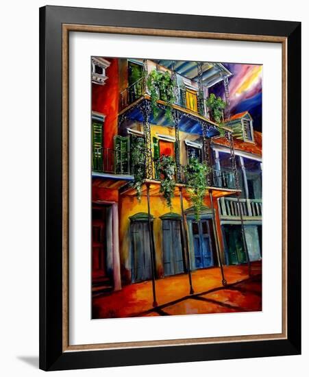 Mysterious French Quarter-Diane Millsap-Framed Art Print