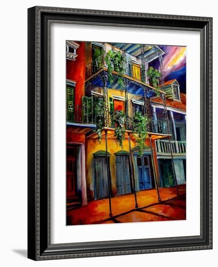 Mysterious French Quarter-Diane Millsap-Framed Art Print