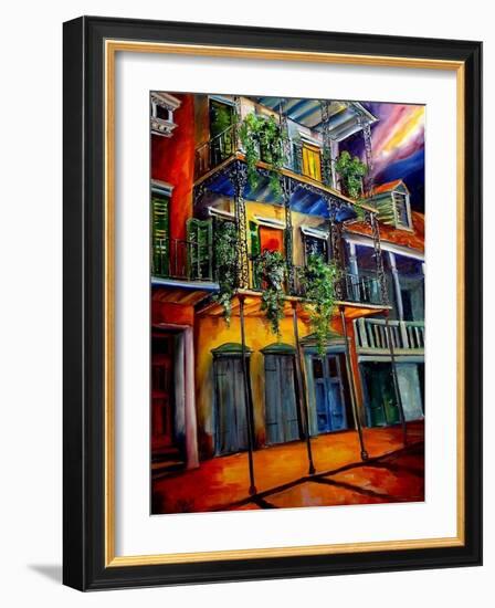 Mysterious French Quarter-Diane Millsap-Framed Art Print