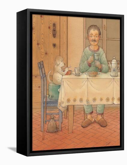 Mysterious Guest, 2005-Kestutis Kasparavicius-Framed Premier Image Canvas