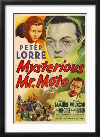 Mysterious Mr. Moto, Mary Maguire, Peter Lorre, Leon Ames, 1938' Art Print  | Art.com