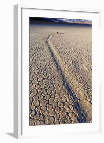 Mysterious Sliding Rock Race Track Death Valley, California, USA-John Ford-Framed Photographic Print