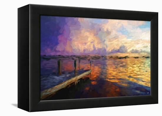 Mysterious Sunset II - In the Style of Oil Painting-Philippe Hugonnard-Framed Premier Image Canvas